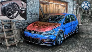 Rebuilding a Volkswagen GOLF R - (MK7) - Forza Horizon 5 - Thrustmaster T300RS Gameplay.