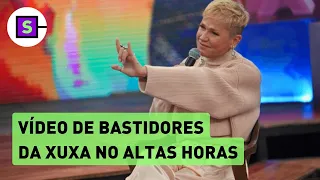 Xuxa é ovacionada por plateia no Altas Horas: veja vídeo de bastidores