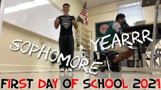 first day of school grwm + vlog 2021 !! (sophomore year)