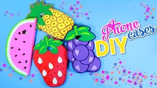 DIY Phone Cases 4 phone DIY fruits cases Watermelon - Grapes -  Strawberry case and pineapple case