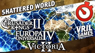 CK2 to EU4 to V2 | Shattered World | Mega Campaign 769 AD to 1936 AD Timelapse