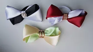 Kanzashi/DIY/Ribbon Bows/Haarspange/Tutorial