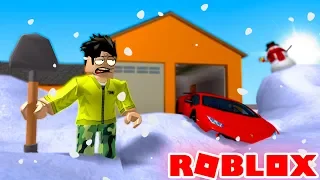 SJUKT MYCKET SNÖ I ROBLOX