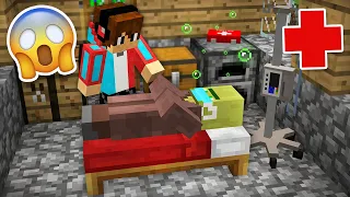 ЖИТЕЛЬ ЗАБОЛЕЛ И ЕМУ НУЖНА ПОМОЩЬ В МАЙНКРАФТ | Компот Minecraft