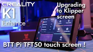 K1 upgrade to BTT 5inch klipper screen ... Creality K1 How To