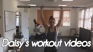 Daisy Ridley's workout/fitness videos