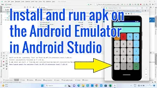 Install and run apk on the Android Emulator | Android Studio | Quick and easy way