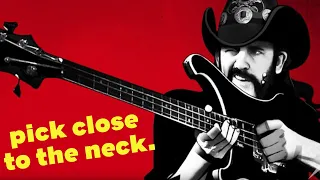 How to play like Lemmy  - Bass Habits Ep. 1