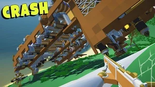 Airmen CRAFTING Steampunk Airships & the CRASH (Airmen Alpha Gameplay)