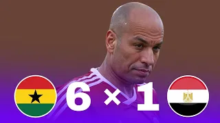 فضيـــحة كروية🤔🤔 غانا × مصر 6-1 تصفيات كأس العالم 2014 جودة عالية 1080p تعليق حاتم بطيشة نار نار 🔥🔥