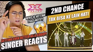 2ND CHANCE - TAK BISA KE LAIN HATI (Kla Project) - X Factor Indonesia 2021 | SINGER REACTION