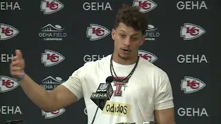 Patrick Mahomes talks after Chiefs handle the Chargers in Week 7 win