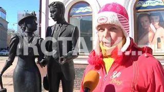 Памятники в центре города подверглись нападению неизвестных вандалов