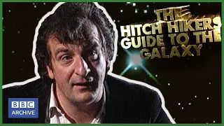 1985: Douglas Adams on HITCHHIKERS GUIDE TO THE GALAXY game | Retro Gaming | BBC Archive