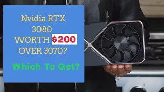 Nvidia RTX 3080 worth $200 MORE than RTX 3070? Surprising Results!