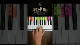 Harry Potter - Hedwig's Theme (PIANO TUTORIAL) EASY Piano Fácil Con Números