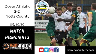 Highlights: Dover Athletic 2-2 Notts County