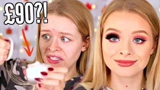 TESTING BOUJEE MAKEUP BRANDS!! SPILLING THE TEA.. THIS IS NEW! 😂| sophdoesnails
