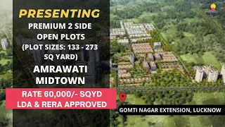 Amrawati Midtown |☎ 7428092718 | Residential Plots For Sale in Gomti Nagar Extension, Lucknow