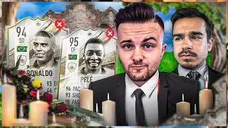 R.I.P. ☠ Icon RONALDO 94 vs PELE 95 Squad Builder Battle... 😱