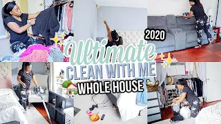 ULTIMATE CLEAN WITH ME! EXTREME WHOLE HOUSE SPEED CLEANING MOTIVATION | REAL LIFE HOUSE CLEANING