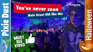 🎃 Disneyland Paris scare zone Main Street USA Halloween Party 2022