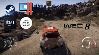 WRC 8 on M1 Pro | MacBook Pro 14 | 10 CPU | 16 GPU | 16G RAM | 1TB SSD | Windows 11 | Parallels