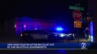 OPD investigates after bicyclist hit by car on 35th & Leavenworth