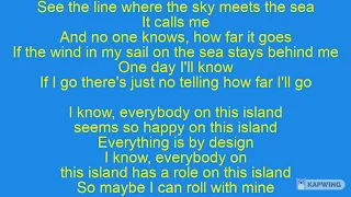 HOW FAR I'LL GO - (COVER by KAYCEE I Lyrics