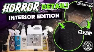 FILTHY Interior Clean - How To Turn Spooky To Sparkly! - Scary Season Detailing - Chemical Guys