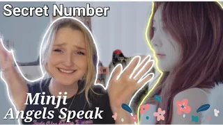 Secret Number (Minji) 'Angels Speak'  Cover ☁️✨️ Reaction