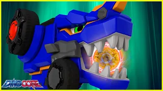 Dinocore Super Dino Power | 2 Min Dinosaur Robot Animation 🦸‍♂️ Power Rangers Cartoon |Superheroes