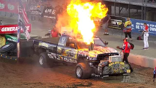 Super Stock Diesel 4wd Trucks pulling at Summit Motorsports Park! 2022 World Series of Pulling