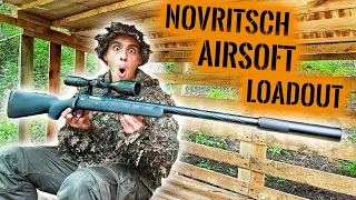 SNIPER vs PC-MONITOR & MELONE | NOVRITSCH Airsoft Loadout im TEST | Survival Mattin