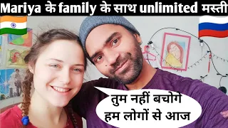 unlimited fun with the Russian family || 🇮🇳 Indian in Russia 🇷🇺