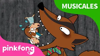 El Lobo y las Siete Ovejas | Cuentos Clásicos Musicales | Pinkfong Cuentos Infantiles