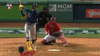Wander Franco Hits His First Career Postseason Home Run | Rays vs. Red Sox (ALDS Game 3)