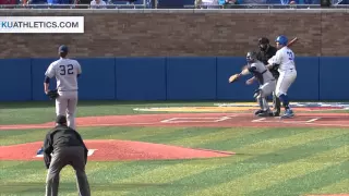 Kansas Drops Game 2 Against BYU Cougars // Kansas Baseball // 3.4.16