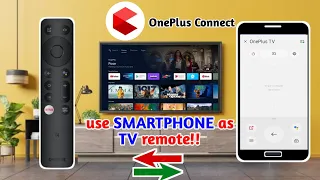 Use your smartphone as your OnePlus TV remote 2022 💥⚡