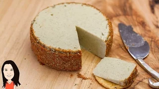 Herb & Garlic Almond Vegan Cheese - It Slices & Melts!