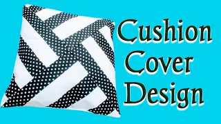 How to make patchwork Cushion cover design || Use Scraps For Cushion Cover || Patchwork Technique