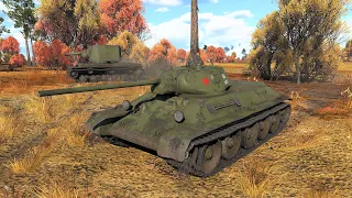 War Thunder: T-34-57 Soviet Medium Tank Gameplay [1440p 60FPS]