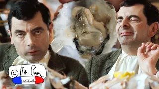 M. Bean mange des huîtres! | Clips drôles de Mr Bean | Mr Bean France