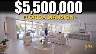 Inside a $5,500,000 FLORIDA MANSION in Fort Lauderdale | Luxury Home Tour | Peter J Ancona