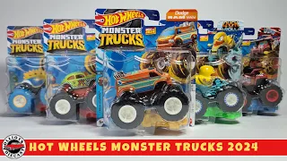 Unboxing 6 New 2024 Hot Wheels Monster Trucks