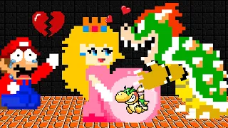 Challenge Mario: Please Come Back Home, Peach | Game Animation