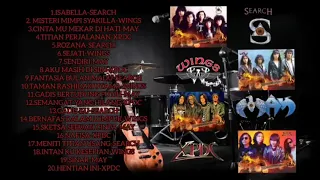 Lagu Lagu Kumpulan Rock Kapak Terbaik 80an 90an VOL 1 SEARCH WINGS MAY XPDC