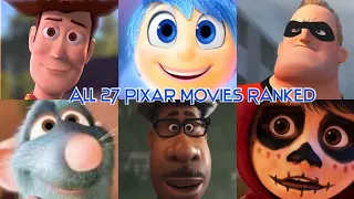 All 27 Pixar Movies Ranked (Collab With Big D's Entertainment Rankings & Reviews)