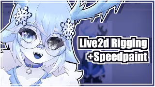 [Live2d] Vtuber Speedpaint & Rig - ArcticCerfi mk4