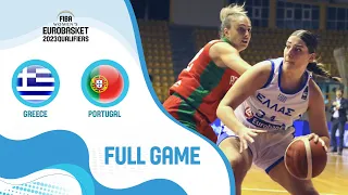 Greece v Portugal | Full Game - FIBA Women's EuroBasket 2023 Qualifiers